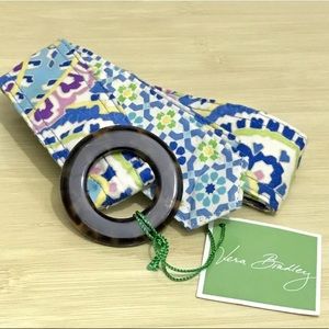 Vera Bradley Capri Blue Reversible Belt